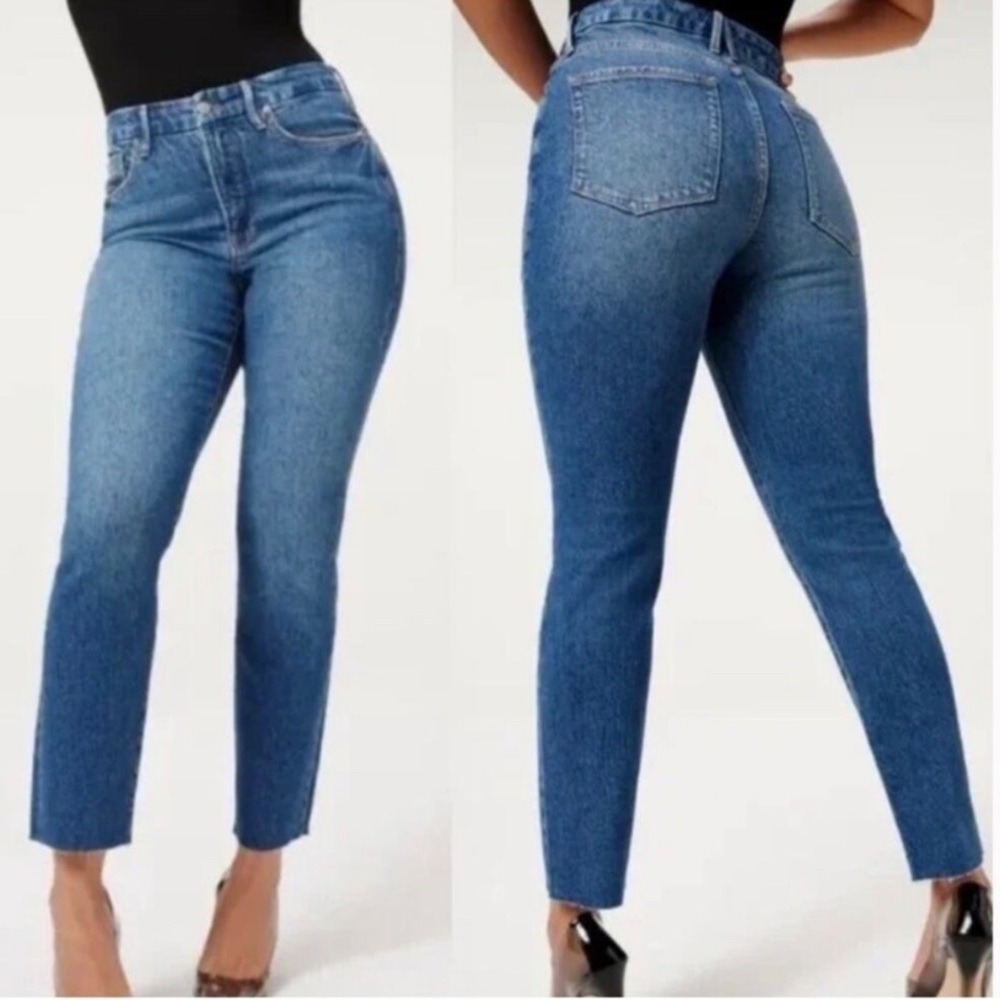 Good American Plus Size Hi-Rise Jeans